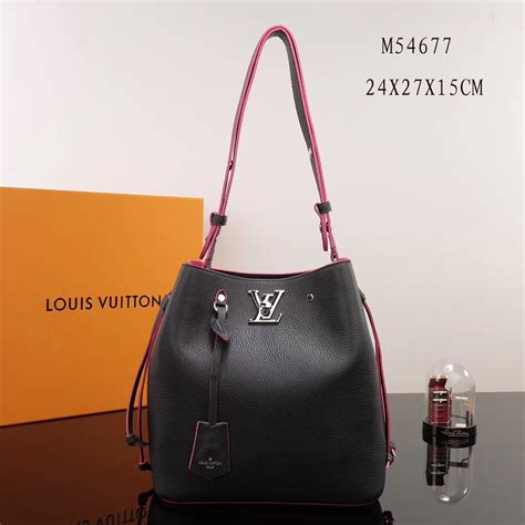 louis vuitton black leather bucket bag|louis vuitton bag women.